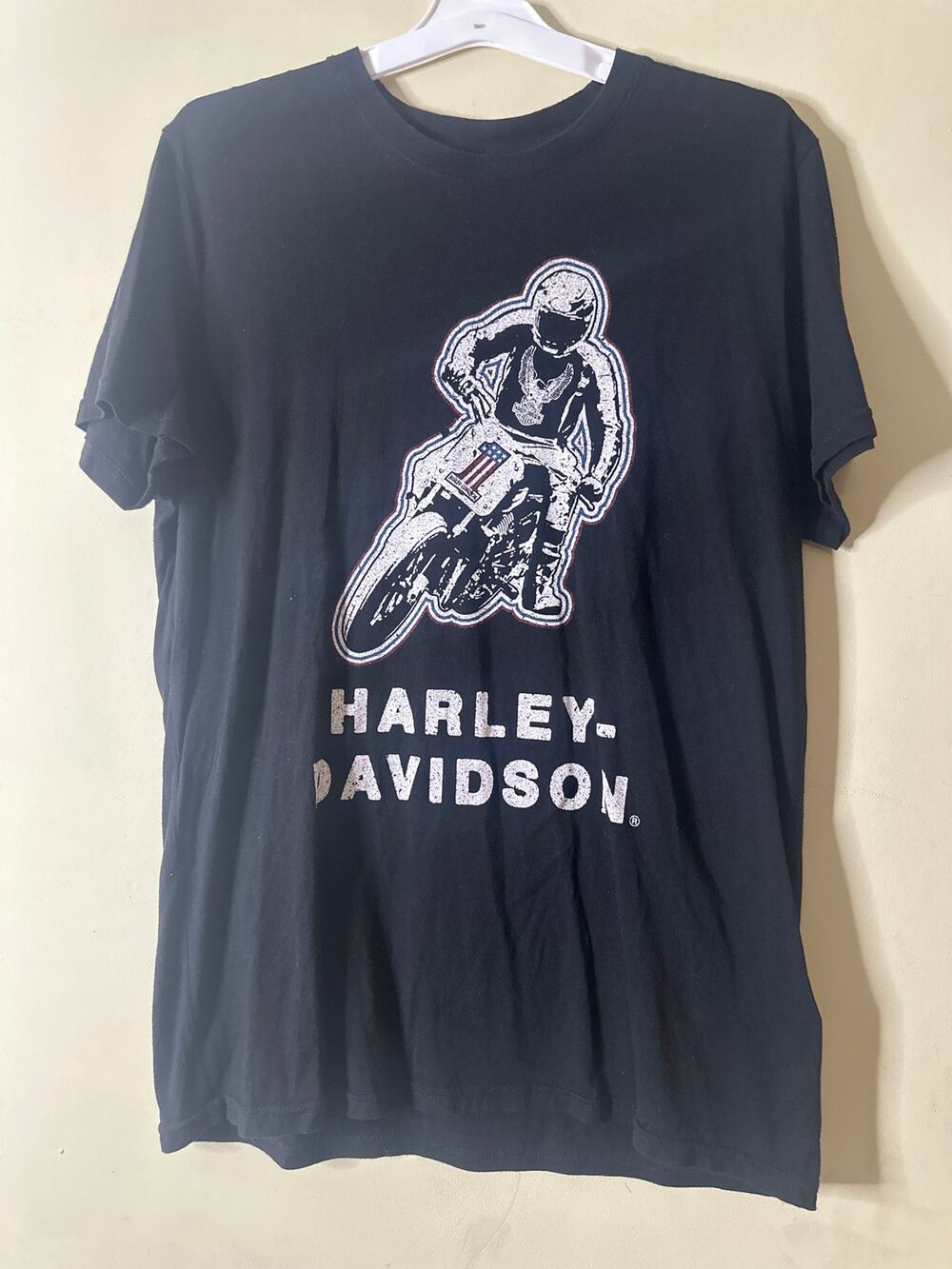 Harley Davidson Biker T-Shirt Men’s Large Slim Fit Modern Logo Graphic Tee 10